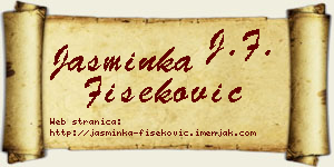 Jasminka Fišeković vizit kartica